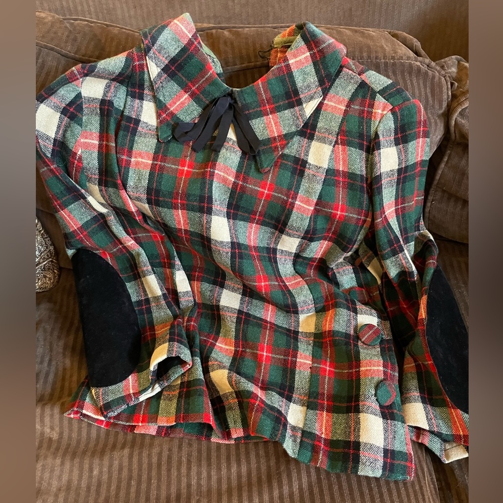 Vintage women’s plaid jacket